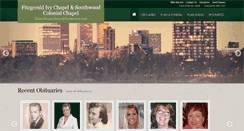 Desktop Screenshot of fitzgeraldsouthwoodchapel.com